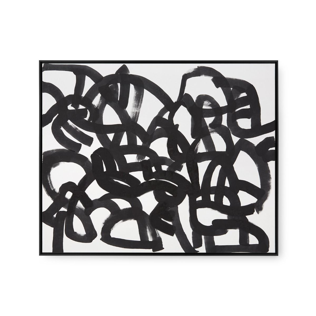Maze Framed Silk Panel