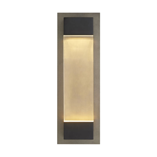 Charlie Outdoor Sconce - Aged Brass, Crystal