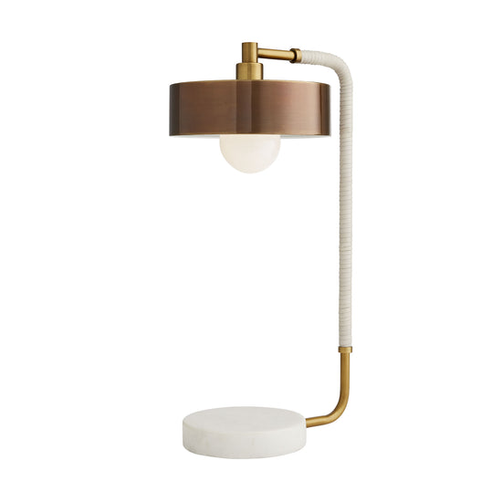 Load image into Gallery viewer, Aaron Lamp Antique Brass
