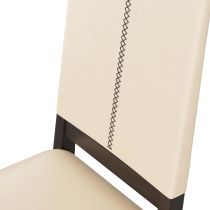 Keegan Chair - Ivory Leather