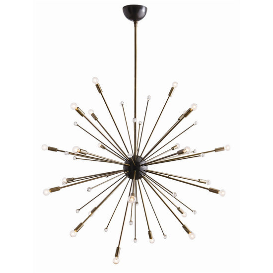 Load image into Gallery viewer, Imogene Large Chandelier - Vintage Brass

