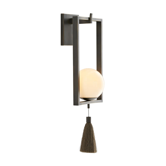 Trapeze Sconce - Aged Bronze