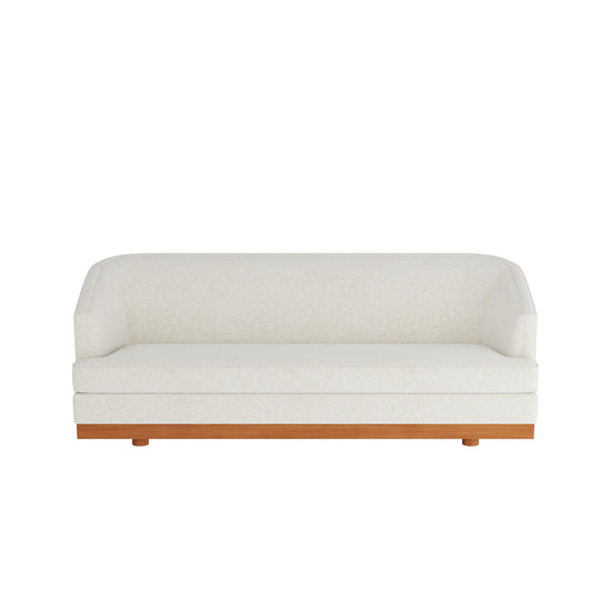 Bishop Sofa Frost Linen White Oyster