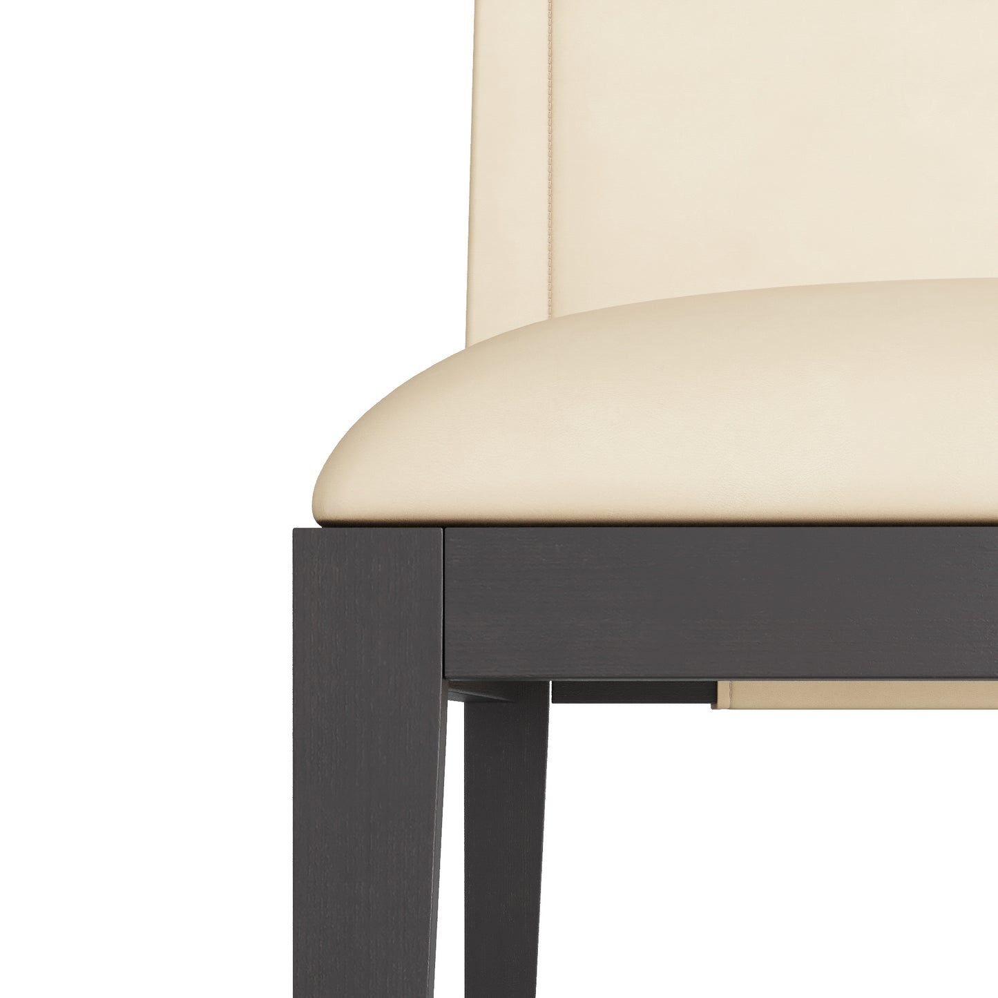 Burdock Dining Chair - Ivory Leather