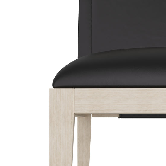 Burdock Dining Chair - Graphite Leather