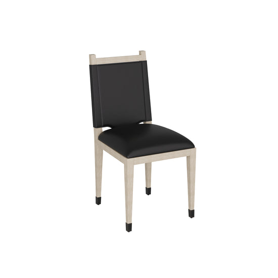 Burdock Dining Chair - Graphite Leather