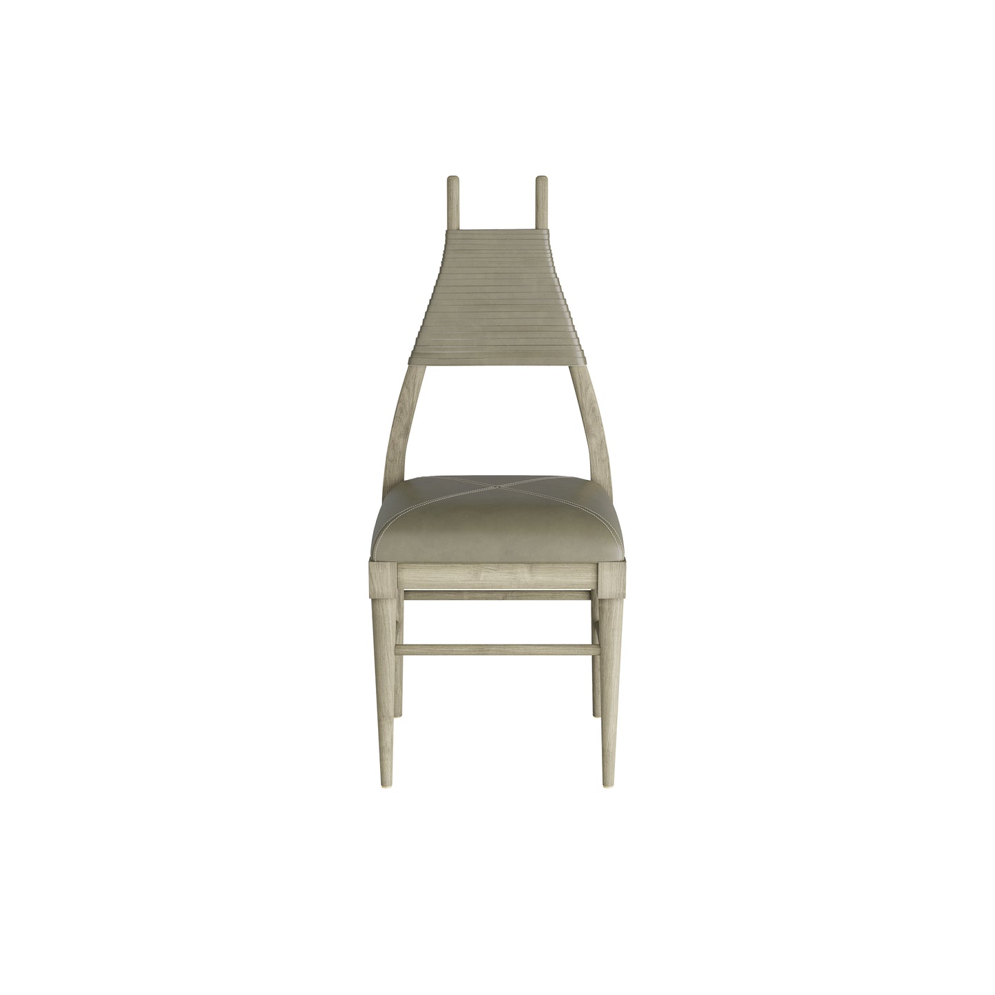 Biziki Dining Chair - Dove Leather