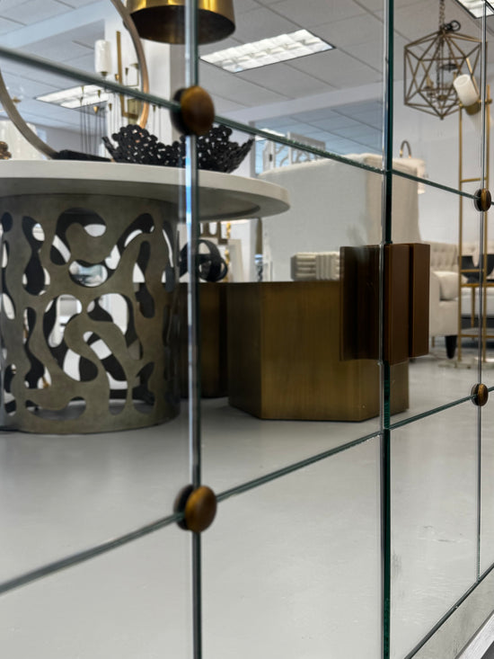 Julian Chichester Mirrored Media Cabinet