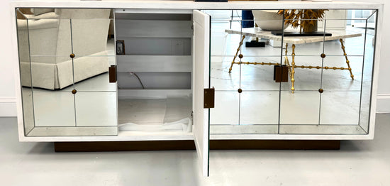 Julian Chichester Mirrored Media Cabinet