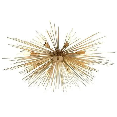 Arteriors 35" Roxanne Flush Mount  Antique Brass