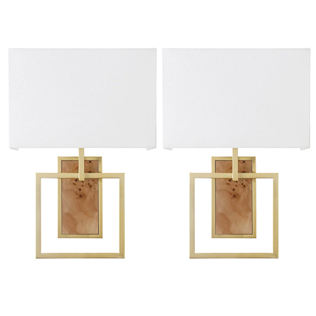 Pair Worlds Away Trace Sconces
