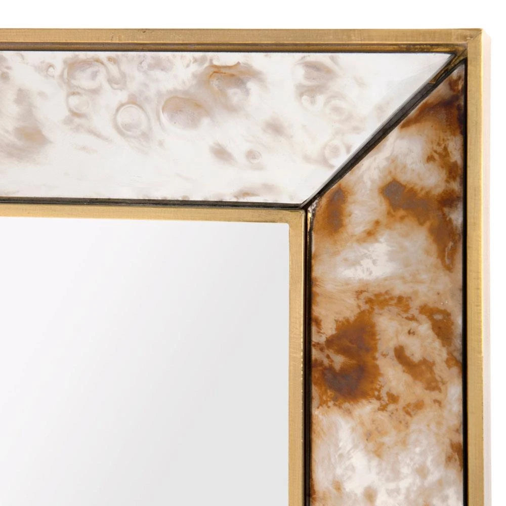 Villa and House Etienne Antique Rectangular Wall Mirror