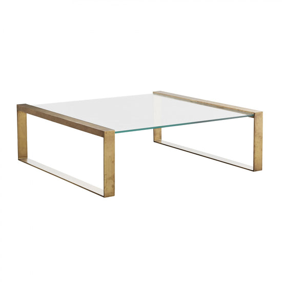 Load image into Gallery viewer, Jocelyn Coffee Table - Antique Brass
