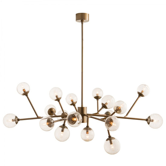 Load image into Gallery viewer, Dallas Chandelier Vintage Brass
