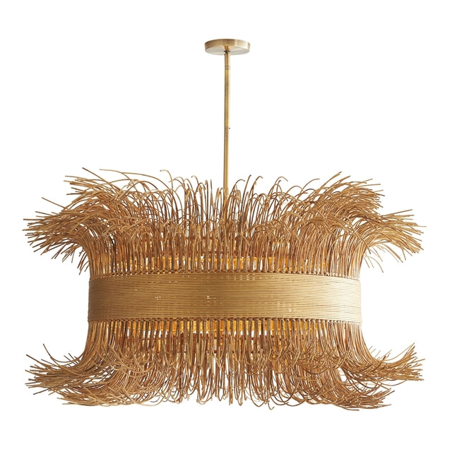 Load image into Gallery viewer, Filamento Chandelier Natural Rattan
